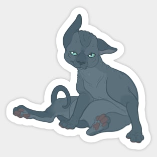 Judgmental Sphynx Sticker